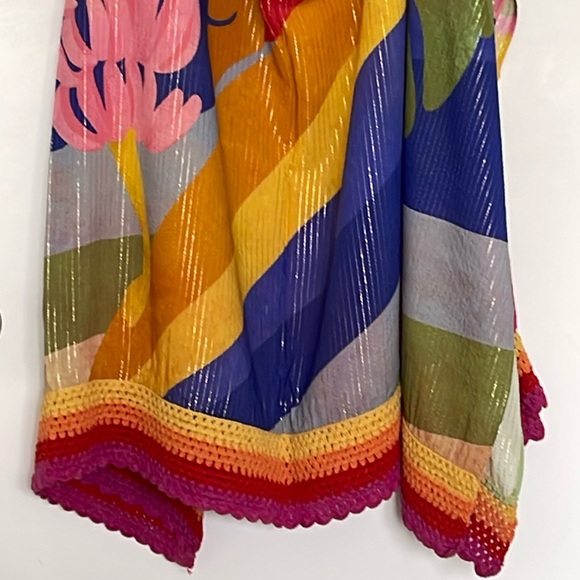 FARM RIO TROPICAL SUNSET SARONG NWOT - Picture 6 of 13